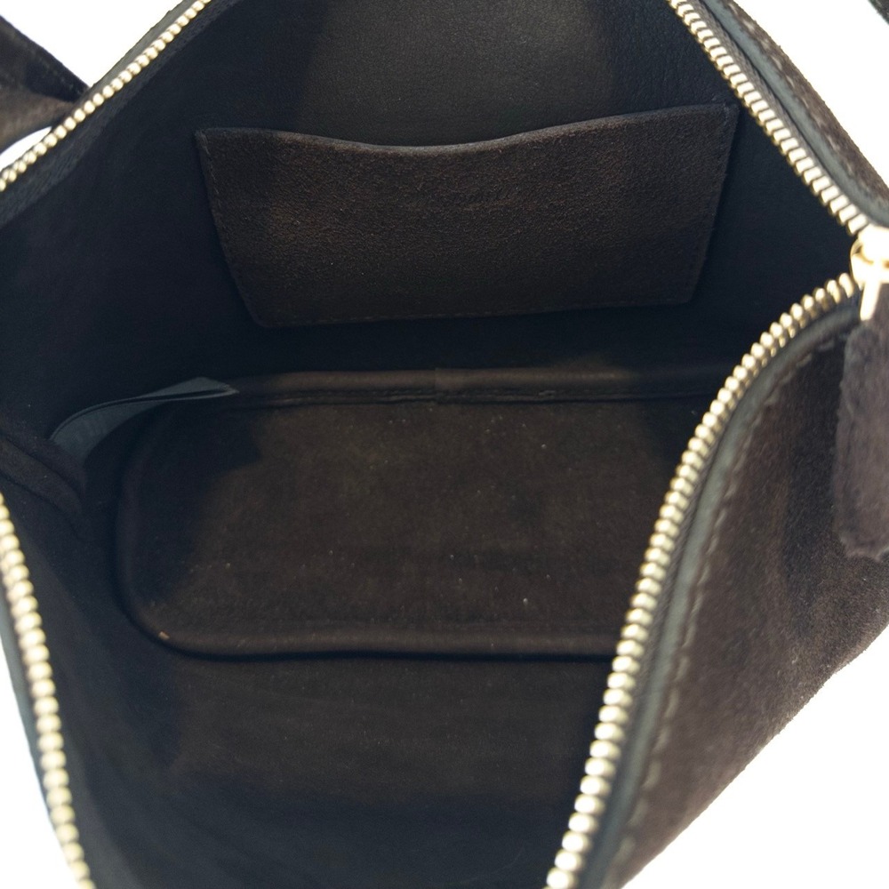 Madewell Mini Crossbody Bag in Dark Carob Brown Soft Grain Suede, EUC - Picture 8 of 10